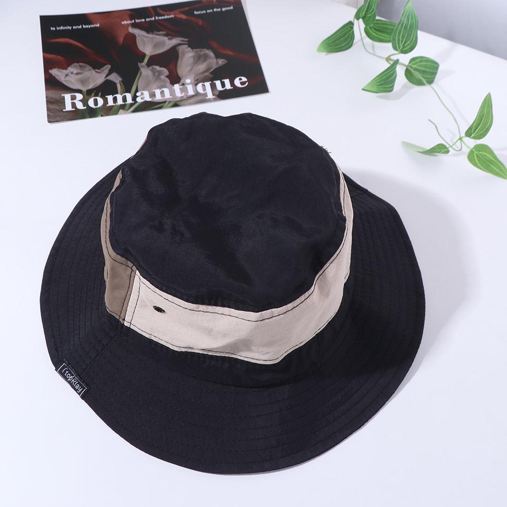 Quick-dry Mountaineering Hat Big Brim Sun Protection Bucket Cap Simple Hiking Fisherman Hat Travel