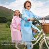 Kids' Lightweight School Rain Poncho with Backpack Slot
