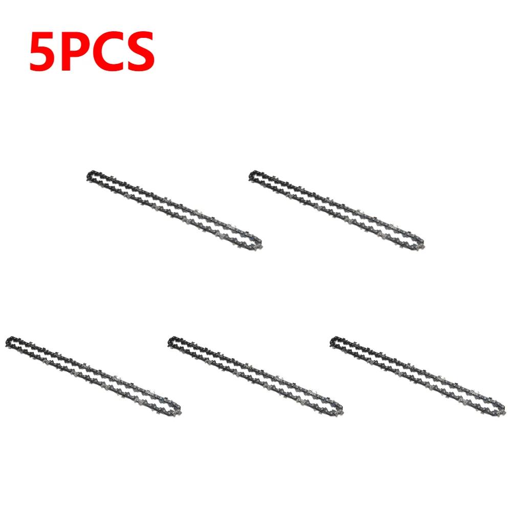 1-5pcs 12Inch Metal Chainsaw Chain 3/8 Pitch 22 Teeth 45 Drive Links Electric Saw Accessory Replacement Chainsaw Saw Chain