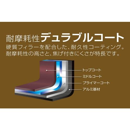 Thermos Durable Series Frying Pan 26cm Red IH Compatible KFH-026 R