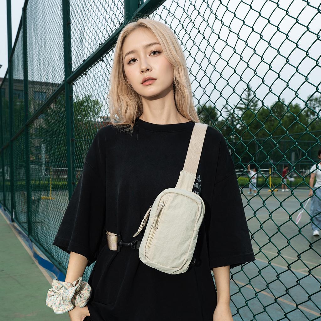 Crossbody Bag Men'S Outdoor Leisure Lightweight Mobile Phone Bag Trendy Brand Mini Small Breast Bag Women'S Shoulder Bag Sports Satchel