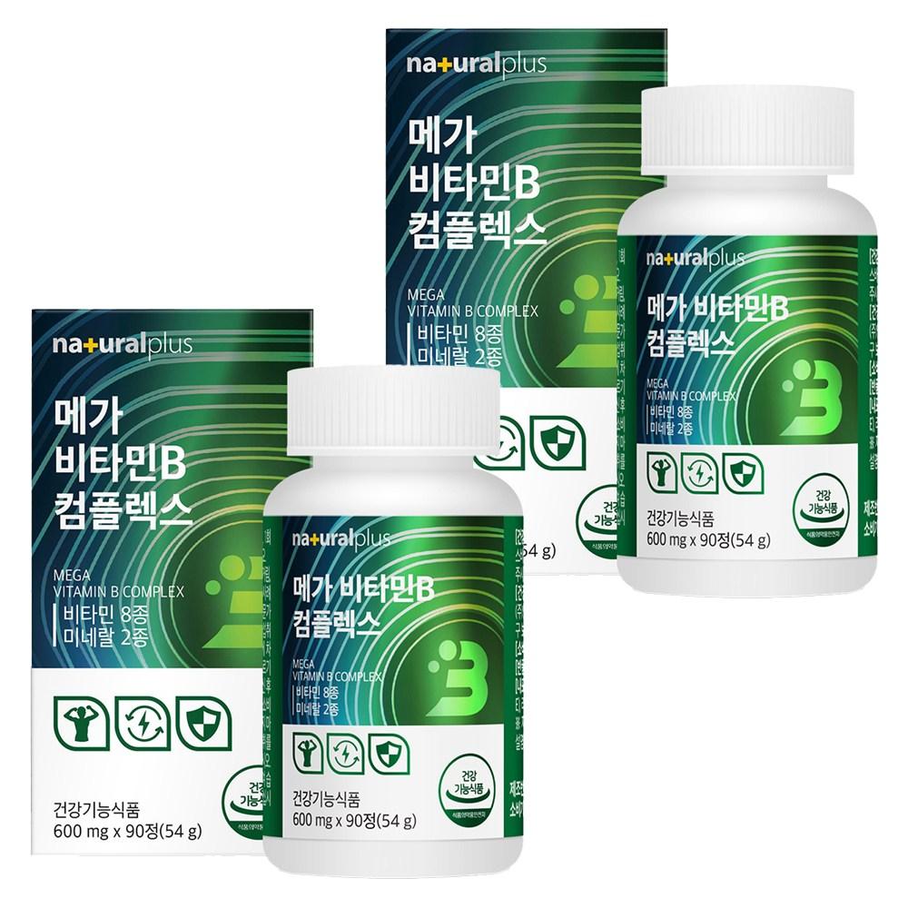 Natural Plus Mega Vitamin B Complex 54g 90 Tablets 2 Pcs