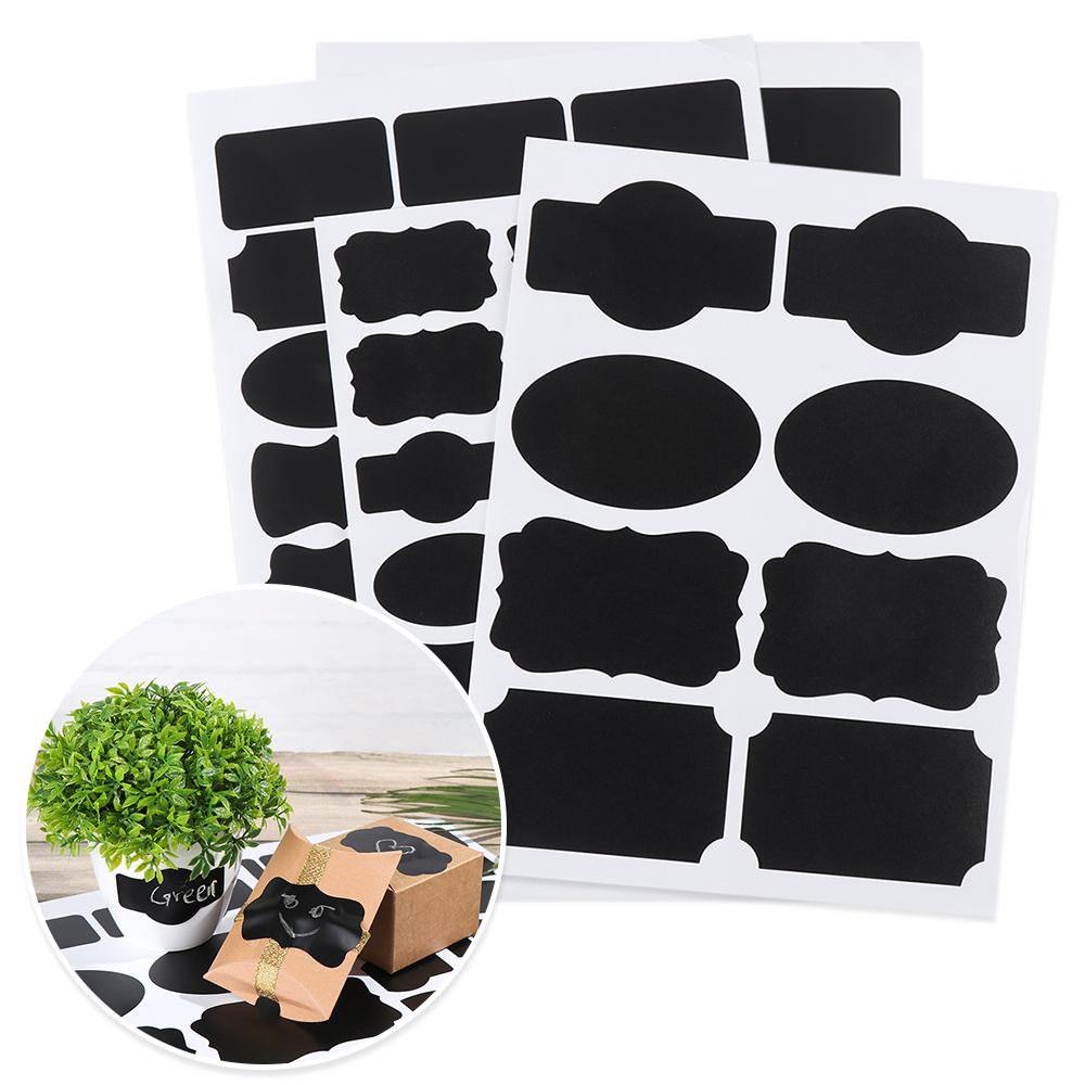 

Бирки для банок с джемом, пустая маркировка ручной работы, уплотнительная липкая наклейка для доски, этикетка для доски, наклейки