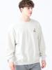 Beams Heart Takibi Bear Big Sweatshirt, Men's TOP_WHITE, Size S