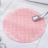 1pcs 55cm New Round Bathroom TPR Anti Slip Pad Carpets Home Quick Drying Massage Suction Cup Bath Floor Mat