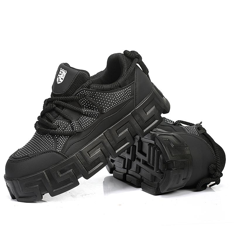 

Осень Новые Мужские Модные и Роскошные Повседневные Спортивные Туфли, Удобные Туфли на Толстой Подошве, Мужские Туфли со Скрытой Внутренней Высотой 45 чёрный