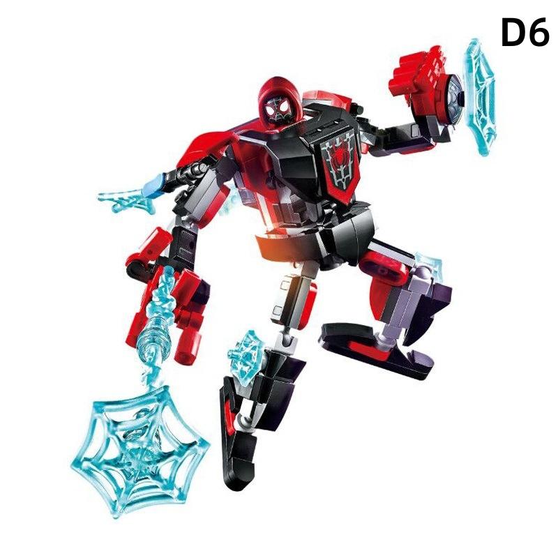 28cm Marvel Anime Avengers Captain America Iron Man: 120PCS/piece Building Block Toy Birthday Gift for Children