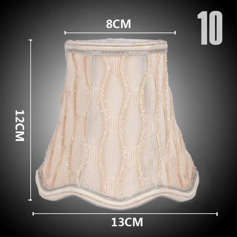 Simple Chandelier Lamp Shade Retro Candle Chandelier Cloth Lampshade Nordic Style Modern Lamp Cover For Home Decoration