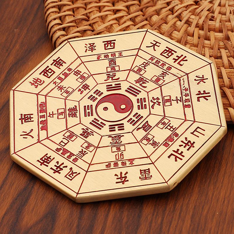 Tang Teng brass wind, fire and lightning gossip ornament desktop twenty-four solar terms copper products metal crafts