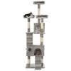 VidaXL Arbre à chat avec griffoirs en sisal 170 cm Gris