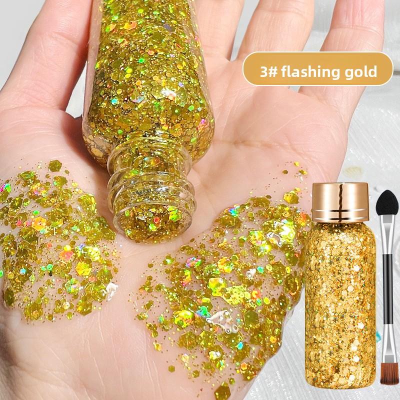 Face Hair Body Glitter Sequins Eyeshadow Colorful Children's Stage Show Makeup Sequins
