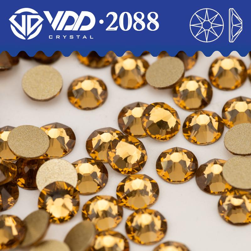 VDD SS16-SS30 High Quality 2088 Rhinestones Crystal Flatback 8 Big 8 Small 16cut Stones for DIY Crafts Nail Art Decoration