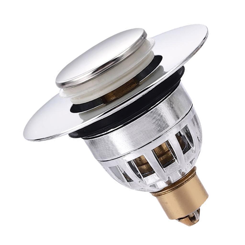 Replacement Wash Basin Plug Convenient Sink Stopper Innovative Bathroom Sink Plug Catch Debris Prevent Clogging Durable