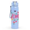 1PC Womb Butterfly Letter Print 750ml Color Plastic Sports Water Bottle Leakproof Flip Straw Lid Suitable for Sports Office Home Use