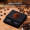 Delicate Portable Coffee Scale With Two Brewing Mode 0.1g Accuracy Measurement And USB Rechargeable Design
