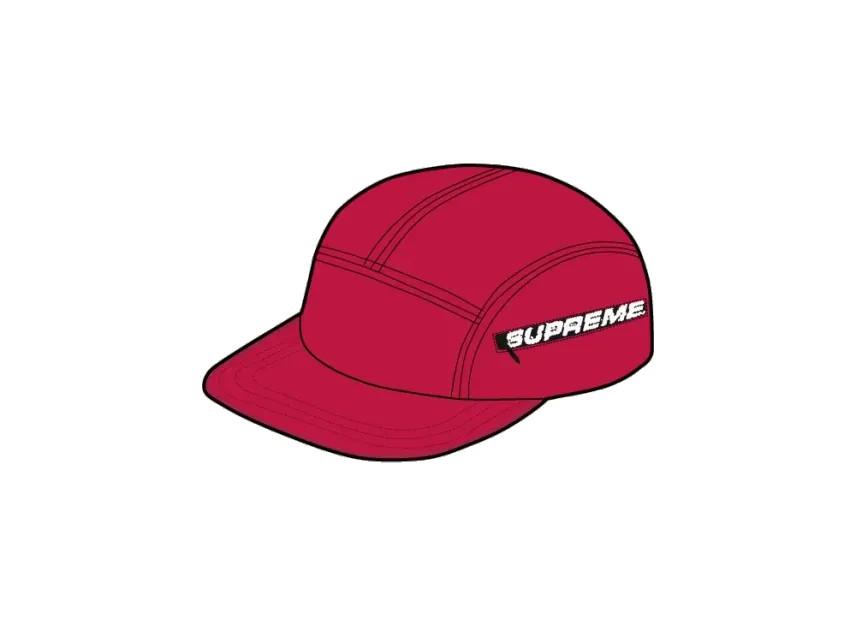 Кепка-тракер Supreme с боковой молнией Красная One-Size