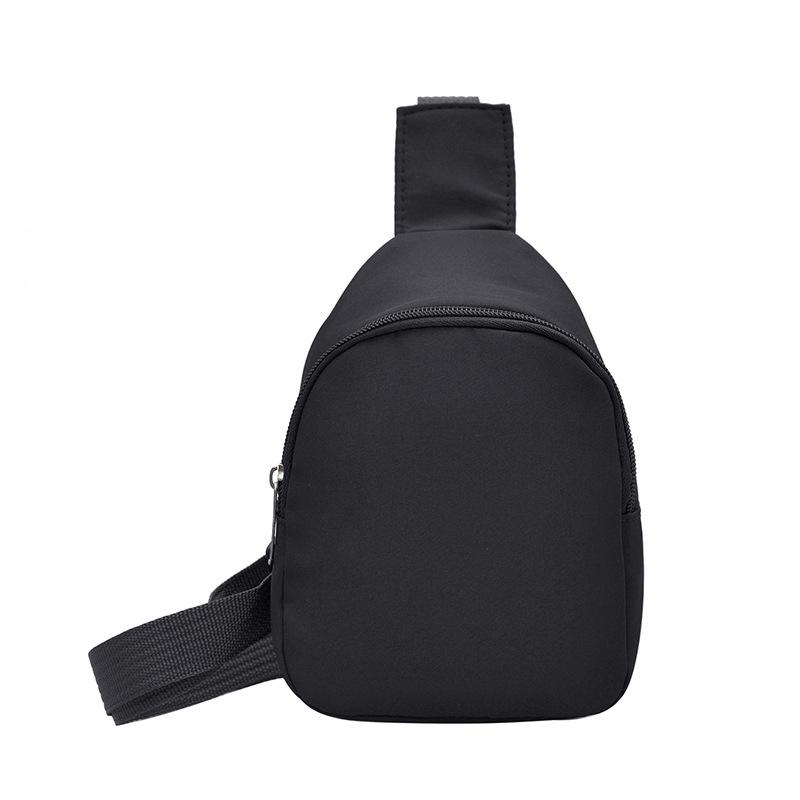 New Children's Solid Color Light and Versatile Breast Bag Simple Trend Fashion Boys and Girls Single Shoulder Oblique Span Bag