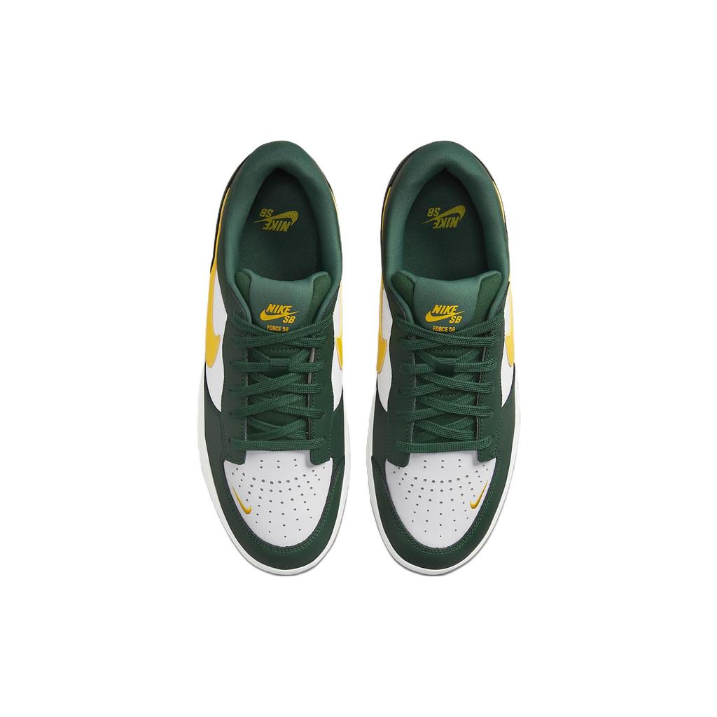 New Nike Sb Force 58 Premium Gorge Green Tour Yellow DH7505-300