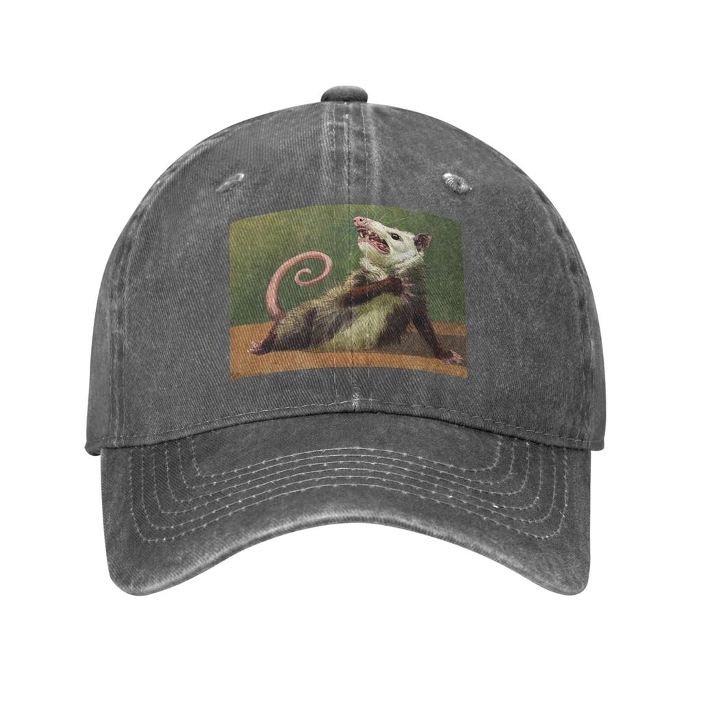 Amateur Opossum Actress Baseball Caps Snapback Washed Denim Hats Adjustable Casquette Hip Hop Baseball Cowboy Hat for Unisex Women