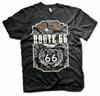 Licence Officielle Route 66 Coast To Coast Homme T-SHIRT S-XXL Tailles