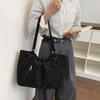 Borsa Tote Retro con Zip Borsa Sottobraccio Carina Borsa a Spalla Dolce a Pois Borsa da Viaggio