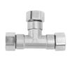 Pipe Fitting 3 Way Tee 304 Stainless Steel Hose Connector Pipeline Adapter G1/2 for Water Air