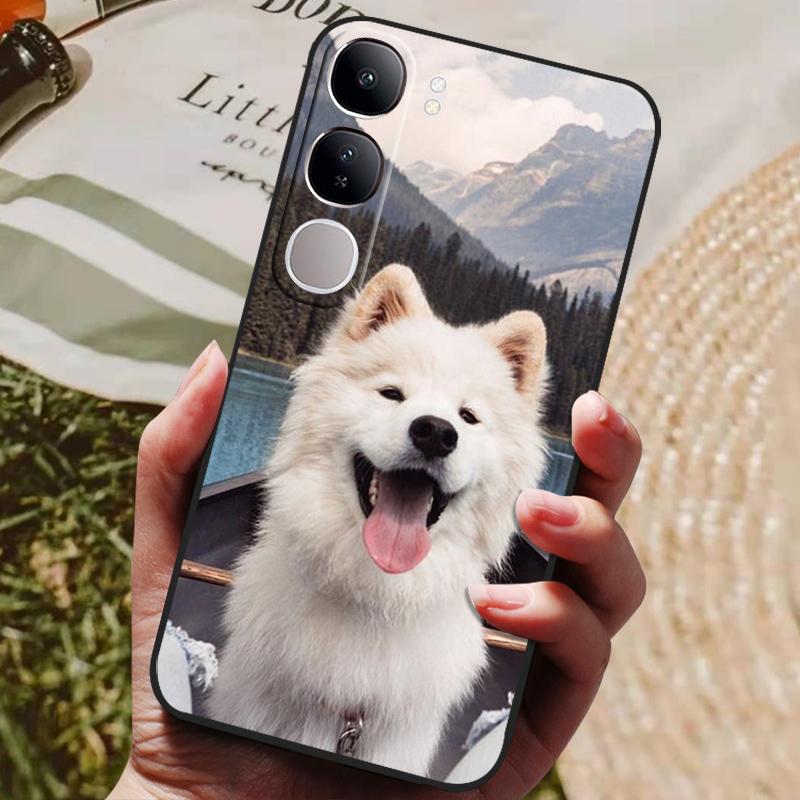 For Vivo V40 Lite 4G 5G V40Lite (IDN) V40E V 40 SE Case Luxury Painted Phone Silicon Back Cover For Vivo Y200 Y300 Cases Shell
