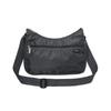 LeSportsac Hobo Shoulder Bag 1075 Ash Gray L Lightweight Polyester Crossbody Bag for Men and Women