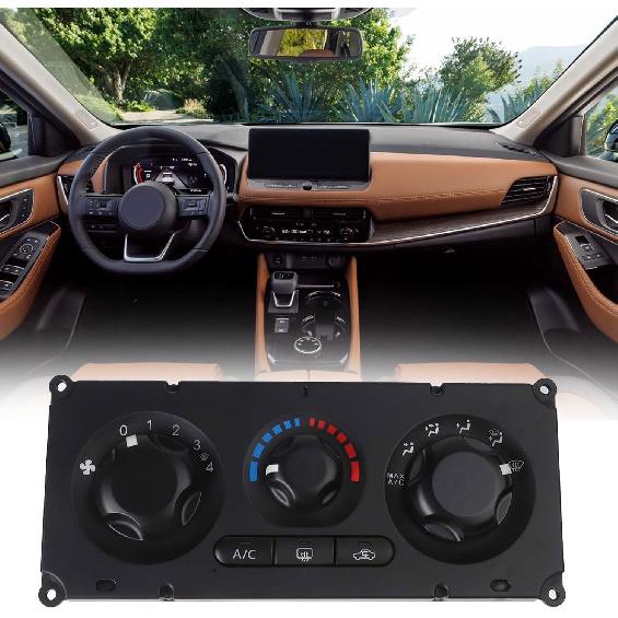Air Conditioner Switch for Nissan for Frontier for Navara-D40 2007-2012 AC Heater Control Switch 27510-JS60B Direct Replacement Front Dashboard