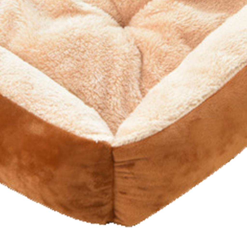 Cartoon Dog Bed Winter Warm Cute Washable All Seasons Pet Kennel Bed for Dogs Cats Pets Coffee