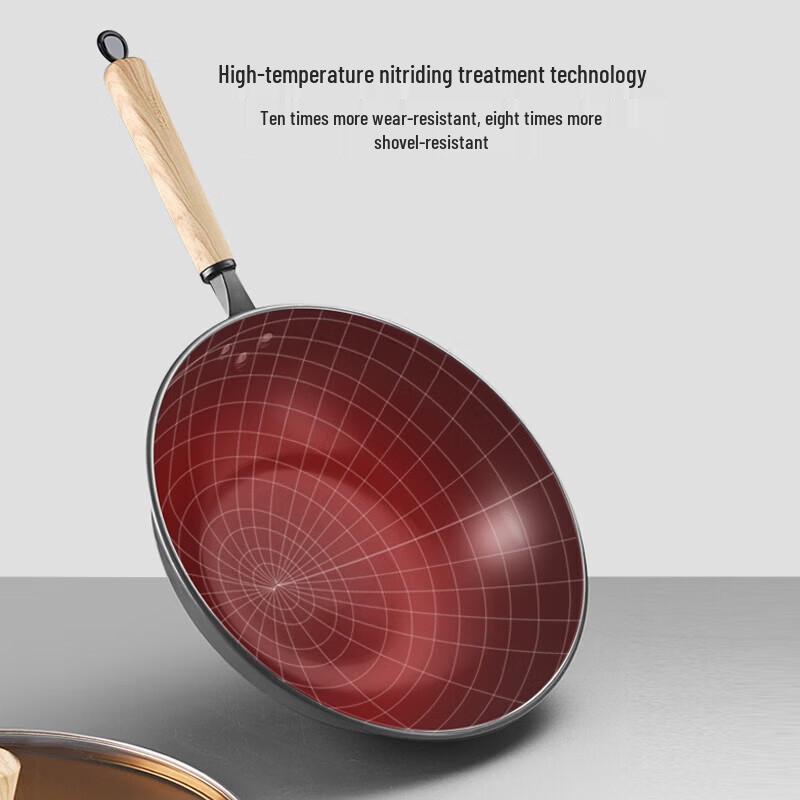 Kobach Non-Stick Iron Wok Set