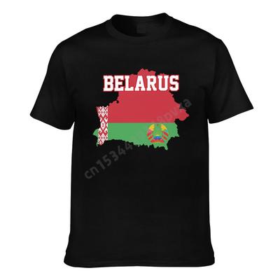 Flaga Białorusi Mapa Kraju Białorusi JEST W MOIM DNA Koszulka Męska Damska Koszulki Chłopięce T Shirt Koszulki Hip Hop XS5XL 100% Bawełna