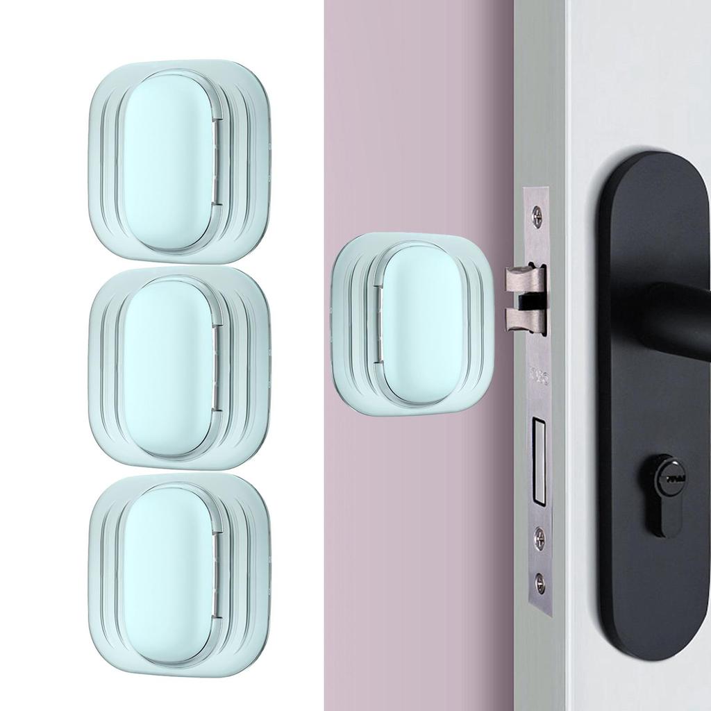 3 Stück Türgriff Anti-Kollisions-Pad Tür Stoßdämpfer Stoßfestes Silikon Wandschutz Wandaufkleber für Küche Toilettendeckel Tisch