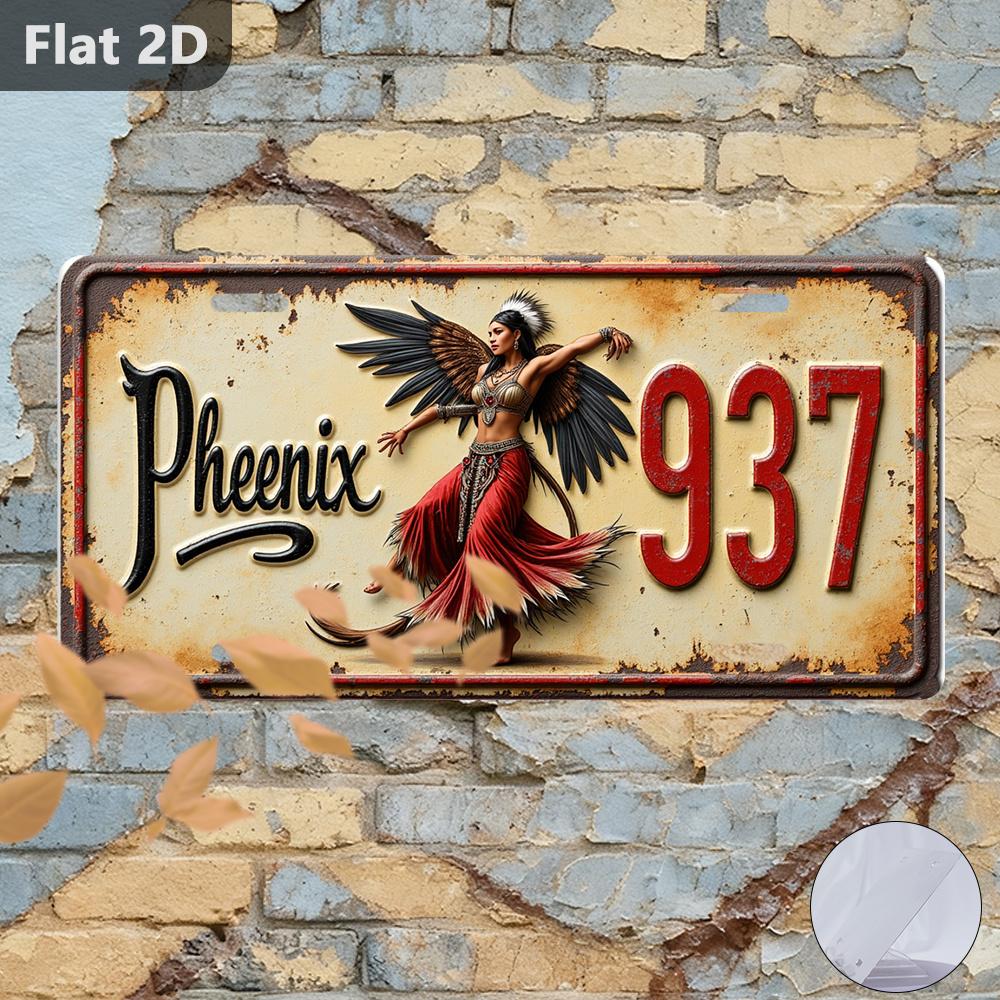 

D Flat pc Vintage Sign Home Decoration Anniversary Gift( X inch Inches) Vintage Wall Art Industrial Style Sign 15x30cm(5.9x7.8inch)
