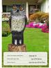 Cross-Border Owl: Outdoor Bird-Scaring, Rodent-Repelling Resin Ornament with Head Movement