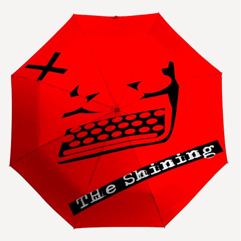 1PC The Shining Umbrella-8-Rib Reinforced, Automatic Open, Lightweight & Durable, Cute Fashion Accessory for Outdoor, D2650