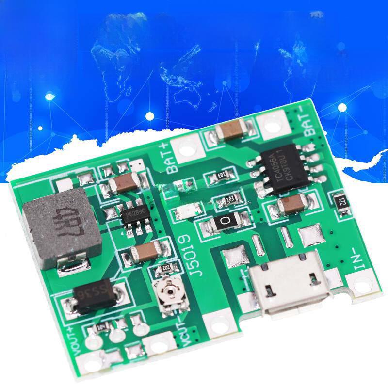 3.7V-9V Adjustable 5V 18650 Lithium Battery Charger Boost Module 2A.
