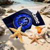 Custom Name Personalized Chelsea F.C Print Beach Towel, for Trip Camping Beach Party Home Decor, Birthday Gift for Family & Friends