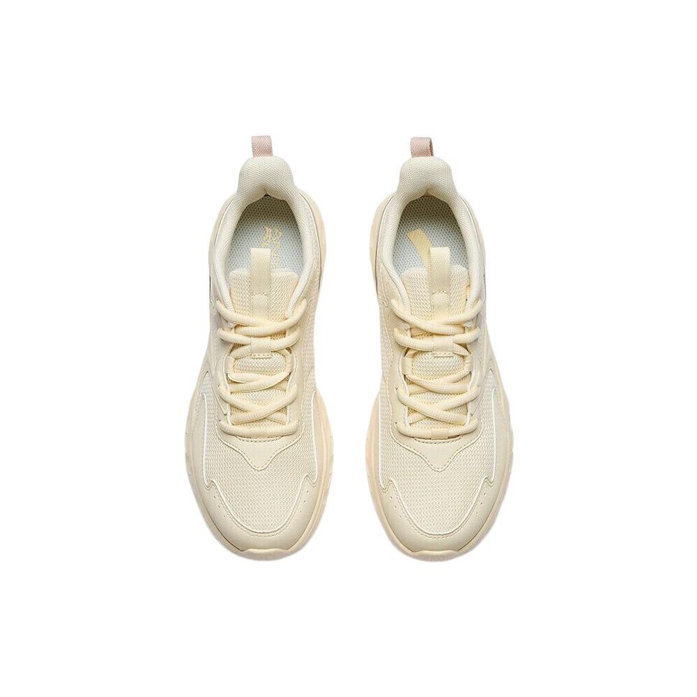 Anta Comfortable Non-Slip Wear-Resistant Low-Top Running Shoes Women Sneaker White Pink 922235527-5