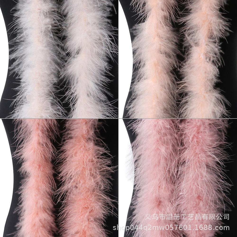Feather 13G Full Fluff Strips Macaron Colored Turkey Fur Clothing Accessories Diy Fluff Strips