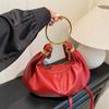French Niche High-end Handbag Simple Texture Commuting Dumpling Bag All-match Crescent Cross-body