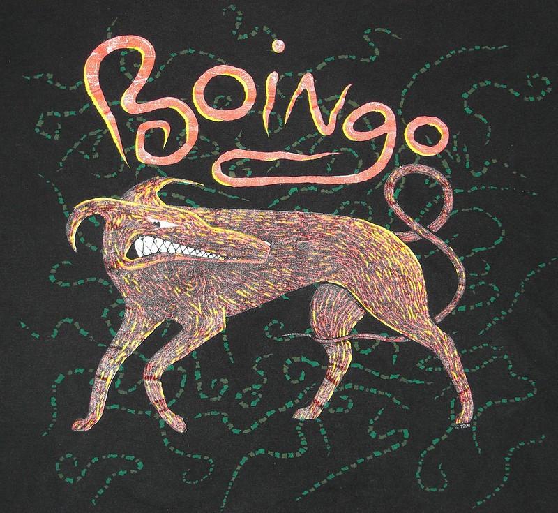 Rare Oingo Boingo 1990 Band Cotton Tee Gift For Fan Black T-shirt