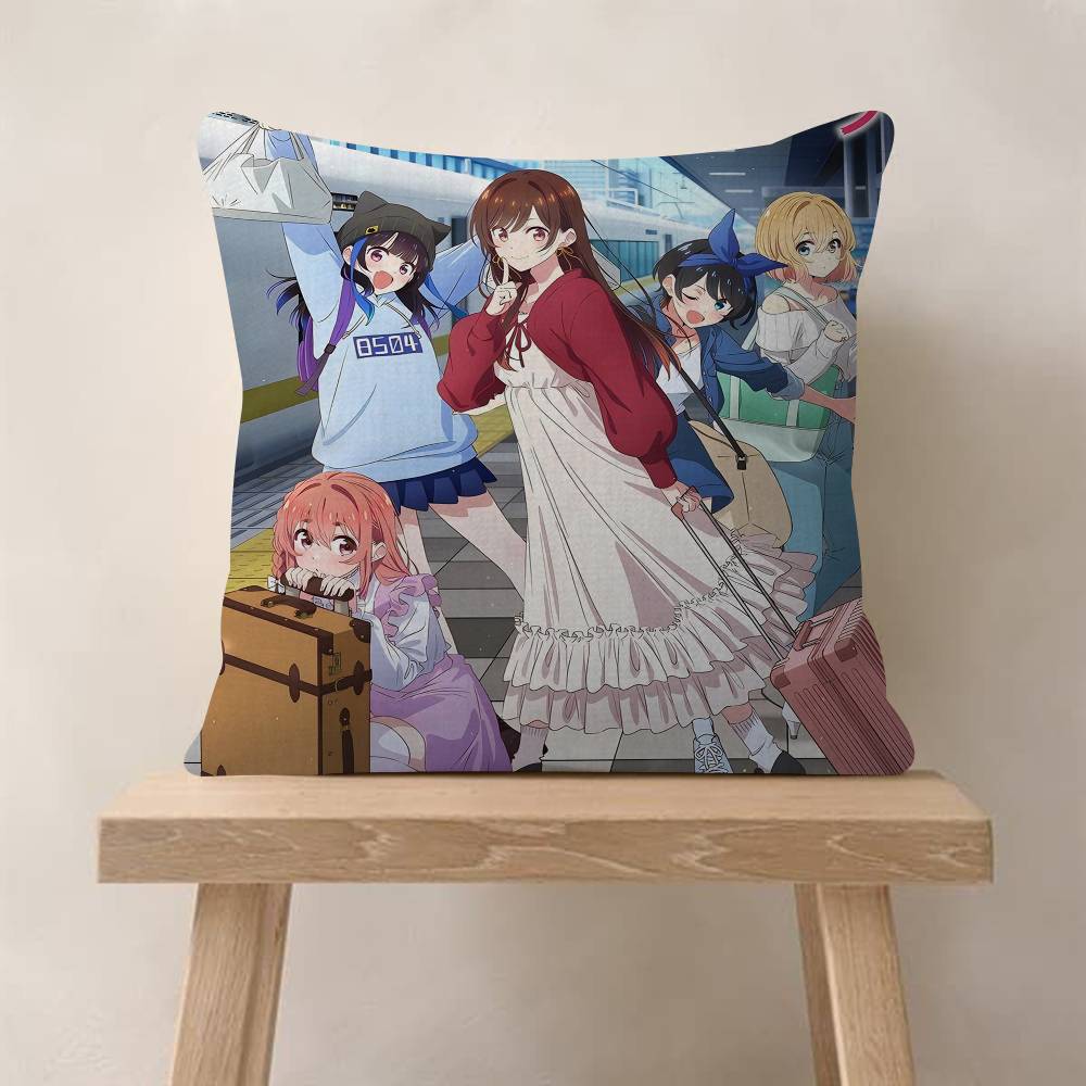Ichinose Chizuru Anime RentaGirlfriend Pillow Gift Home Office Decoration Pillow Bedroom Sofa Car Cushion CoverPillow Case