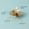 Латунный подсвечник-дия, Brass Candle Holder Diya,  Nestroots