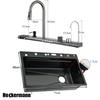 Heckermann B7546X Multifunctional Sink Anthracite + Black