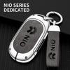Nio Car Key Case for ES6, ET5, EC6, ES8, ET7, ES7 - Premium Shell & Buckle Holder