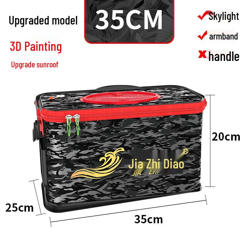 Multi-functional Foldable Fishing Bucket and Fish Protector