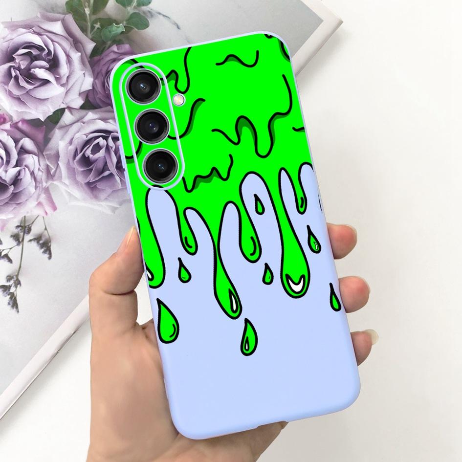 For Samsung Galaxy A25 2023 Case SM-A256B Cover Popular Flower Cartoon Soft Silicone Funda For Samsung A35 A25 5G A 25 Protector