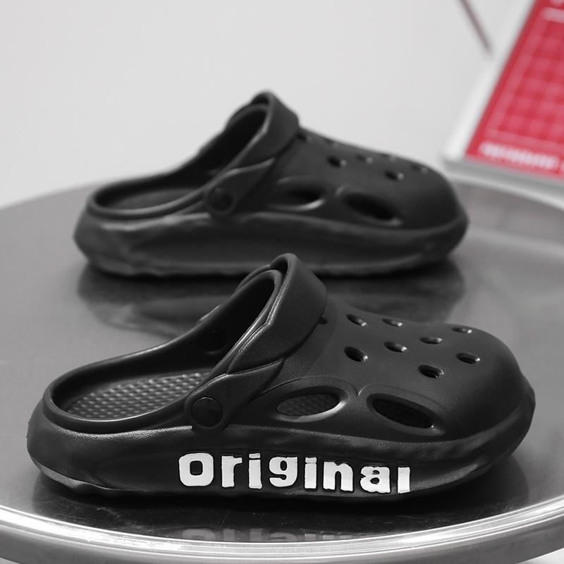 Sandals Indoor and Outdoor Flat Sandals Shoes for Men Soft and Comfortable Indoor and Outdoor Beach Non-Slip Ventilate New