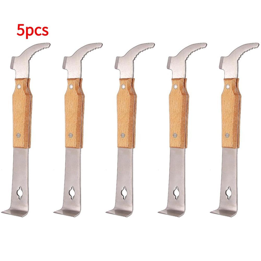 Bee Hive Hook Scraper Multifunctional Beekeeping Hive Tool Hive Scraper J Type Honey Scraper For Beekeeper Supplies Equipment